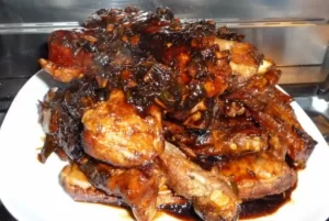 spicy bbq spare ribs